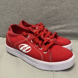 Heelys Youth Boys Size 6 Pro 20 HES10456 Red Roller Skate Shoes Lace Up Low Top